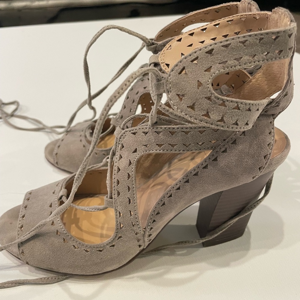 Lace heels